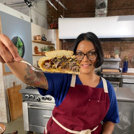 Sohla El-Waylly showcased her crunch wrap supreme.